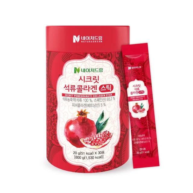 네이처드림 시크릿 석류콜라겐 젤리스틱 20g x 30포