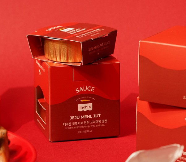 제주하우스 제주멜젓소스 4구 40g x 4ea set