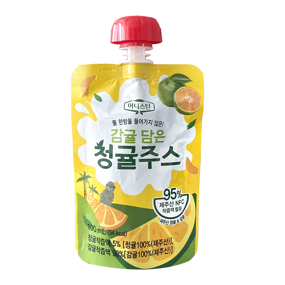 제주하우스 감귤담은 청귤주스 100ml x 10EA