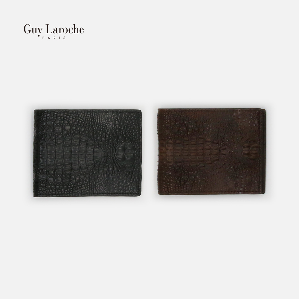 [Guy Laroche] 카이망 리얼 악어가죽 반지갑 300-068-70
