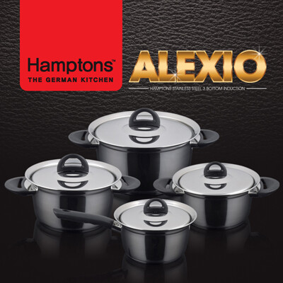 [Hamptons]독일햄튼 알렉시오 인덕션 냄비4종세트-A(HALX-6S8P2P24P)