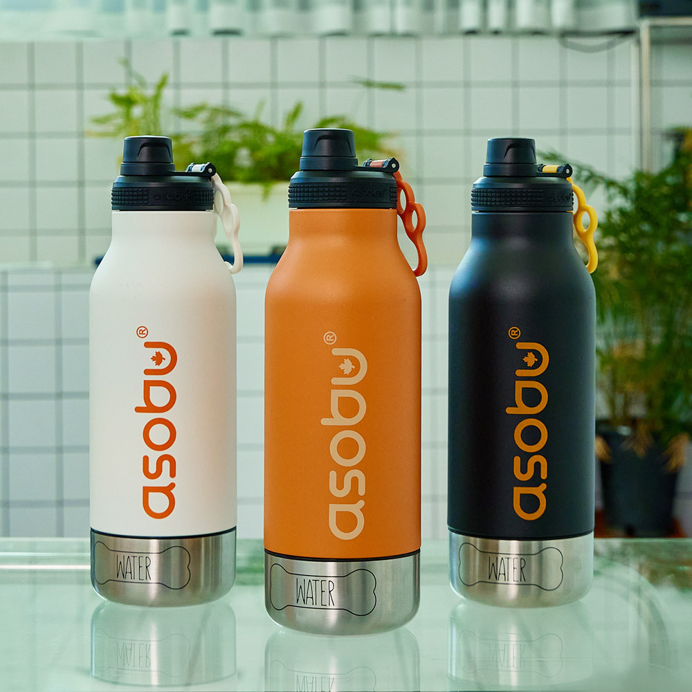 아소부 보온보냉 빨대텀블러 앤 스테인리스컵 2IN1 마리나 845ml (블랙, 화이트, 핑크)/ (50개이상부터 주문가능)