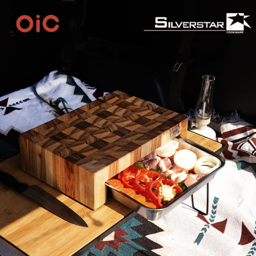 실버스타 OIC 앤드그레인 캄포나무 트레이도마 가방 소