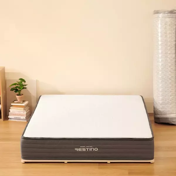쿠쿠 레스티노 독립스프링 롤팩 매트리스 커버분리형 27cm, Q(퀸) CRM-G01STMQ