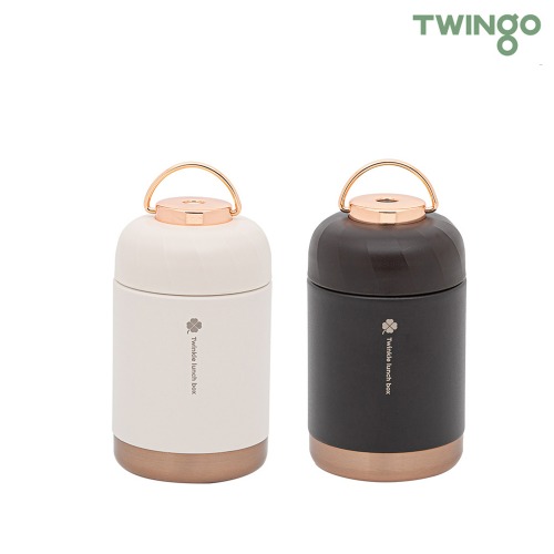 트윙고 뉴트윙클 보온도시락 죽통 450ml(블랙,화이트)