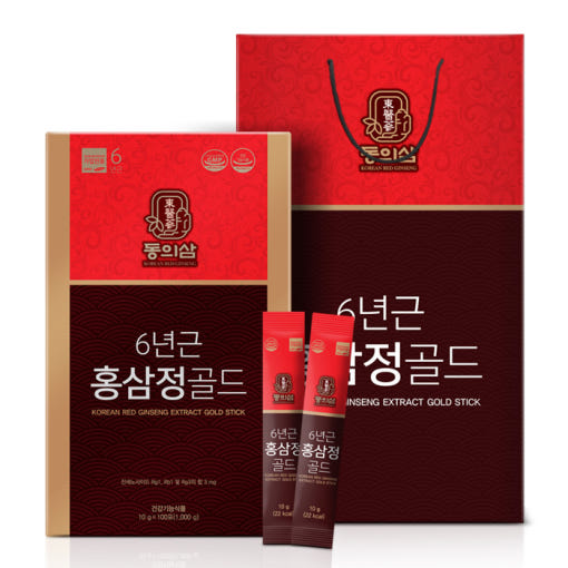 동의삼 6년근 홍삼정 골드(10g x 100포) + 쇼핑백 _이미지 리뉴얼
