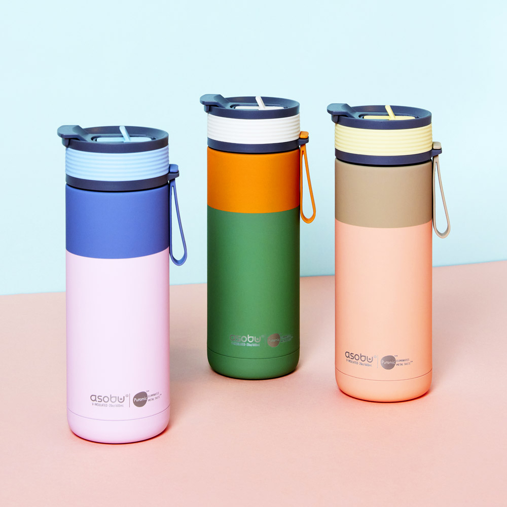아소부 세라믹 스텐 진공 보온보냉 텀블러 600ml 아스펜 파스텔 (파스텔 그린, 파스텔 핑크, 파스텔 피치) / (50개이상부터 주문가능)