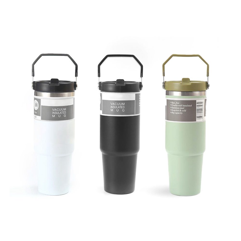 [무드링크] 스윙핸들 이중진공 텀블러 900ml MPC-TUM02