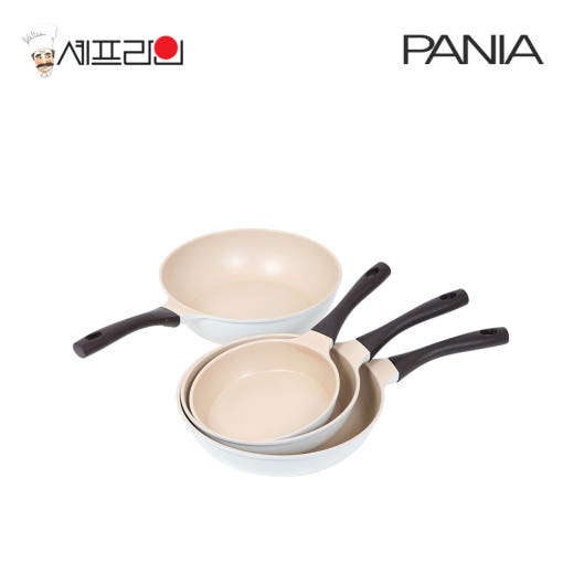 셰프라인 페니아(pania) 인덕션 IH 크림후라이팬 2종세트(20+24)