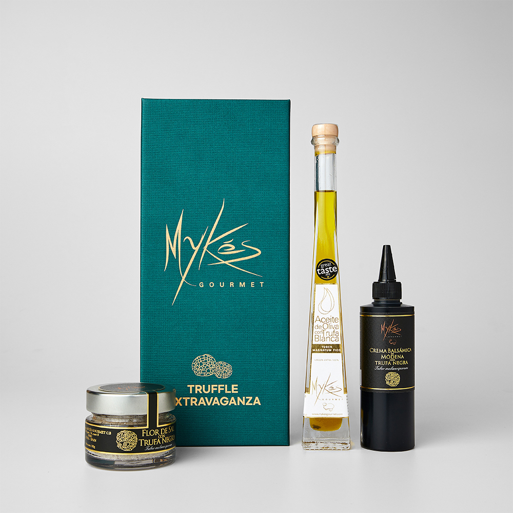 [마이크고메] 
화이트트러플 오일100ml x블랙트러플 소금100g x 발사믹글레이즈 250ml 3종 선물세트