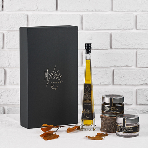 [마이크고메] 블랙 트러플 오일 100ml x 블랙 트러플 소금 100g x 타르투파 소스 120g 선물세트