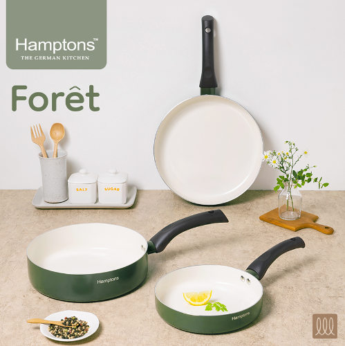 [Hamptons] 햄튼 포레 세라믹 IH 소테팬 3종 세트 HT-FR-2F6F4W
