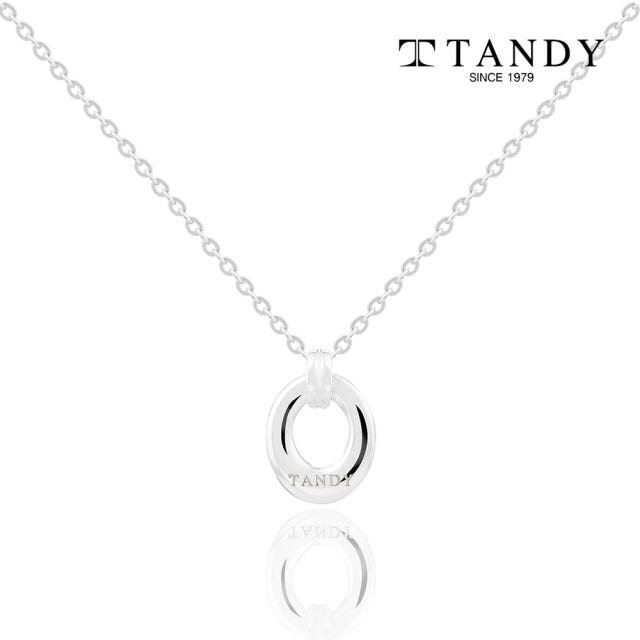 [TANDY] 탠디 실버925 인터라킹 듀얼 펜던트 목걸이 TDN604